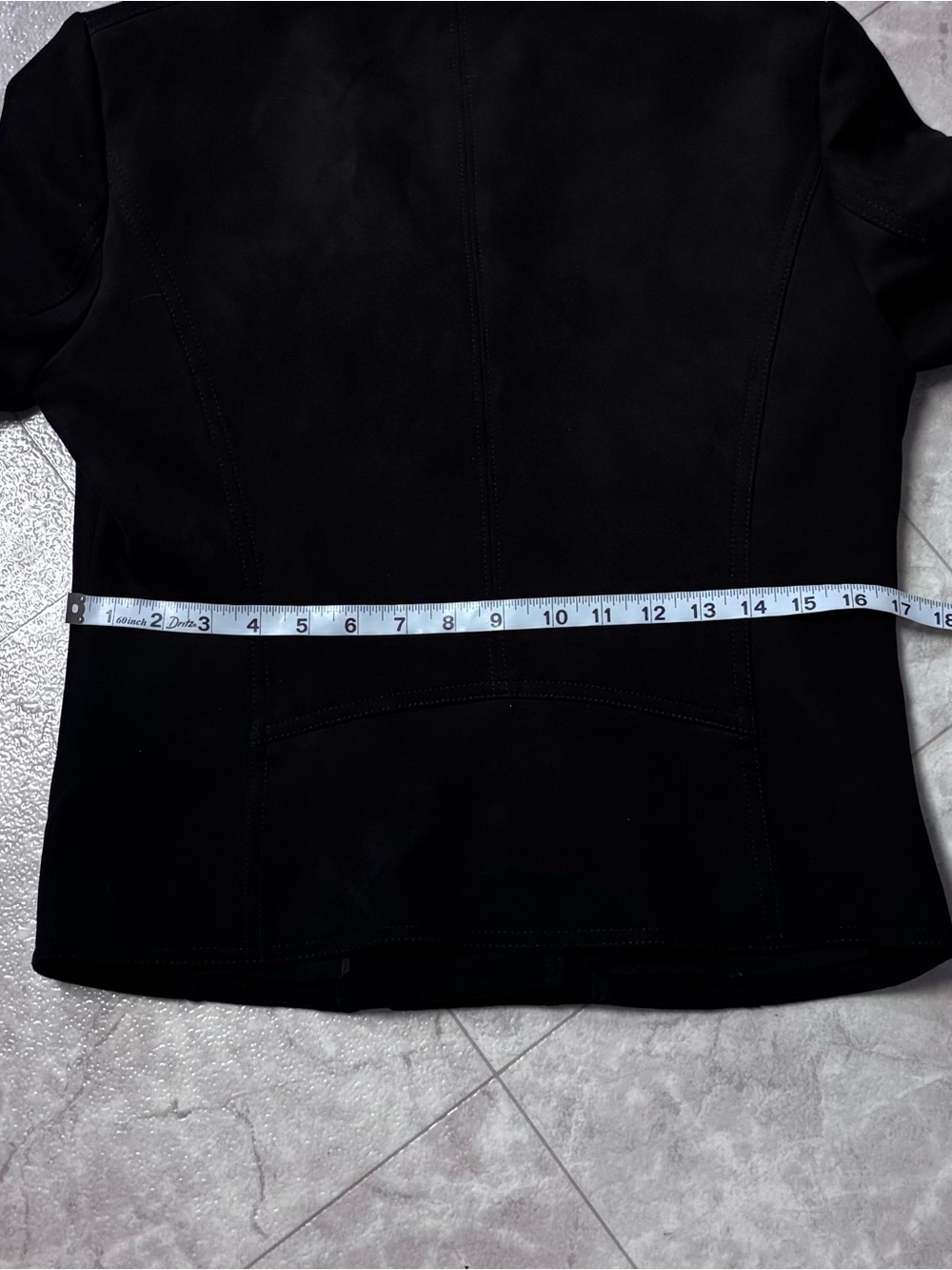 WHBM Vegan Ultra Suede Black Moto Jacket Size 6 EUC - Picture 9 of 15
